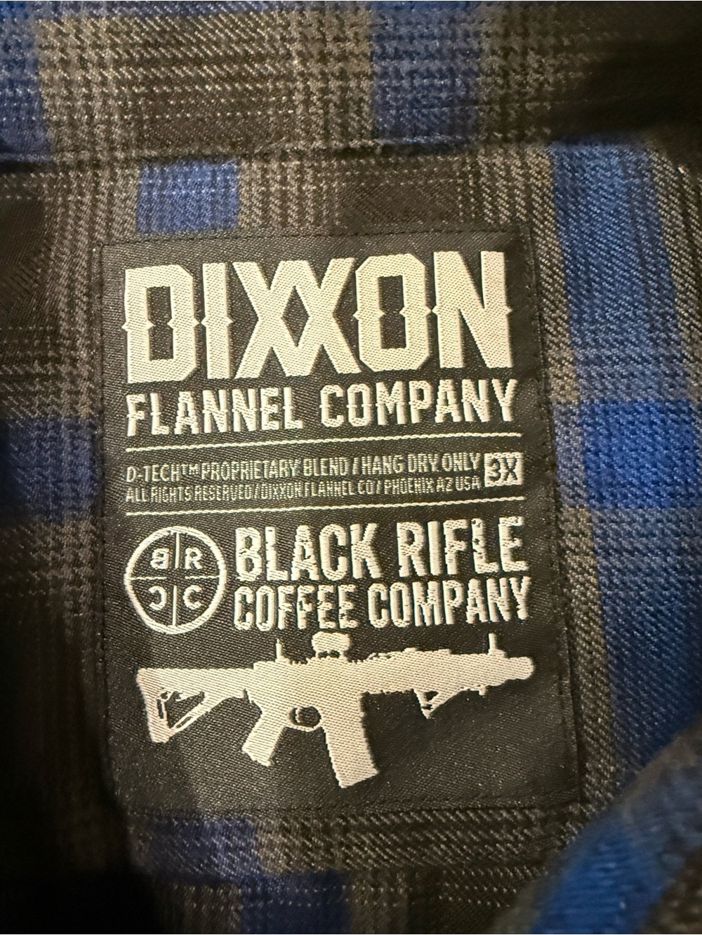 Dixxon Flannel Company Plaid Shirt - CLEAN RANGE DAY 3xl Blue & Black